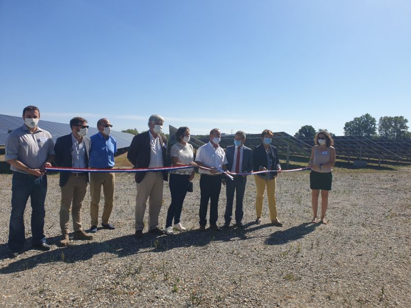 Organisation de l’inauguration de la centrale solaire de Noé, en Haute-Garonne, pour le groupe Valorem