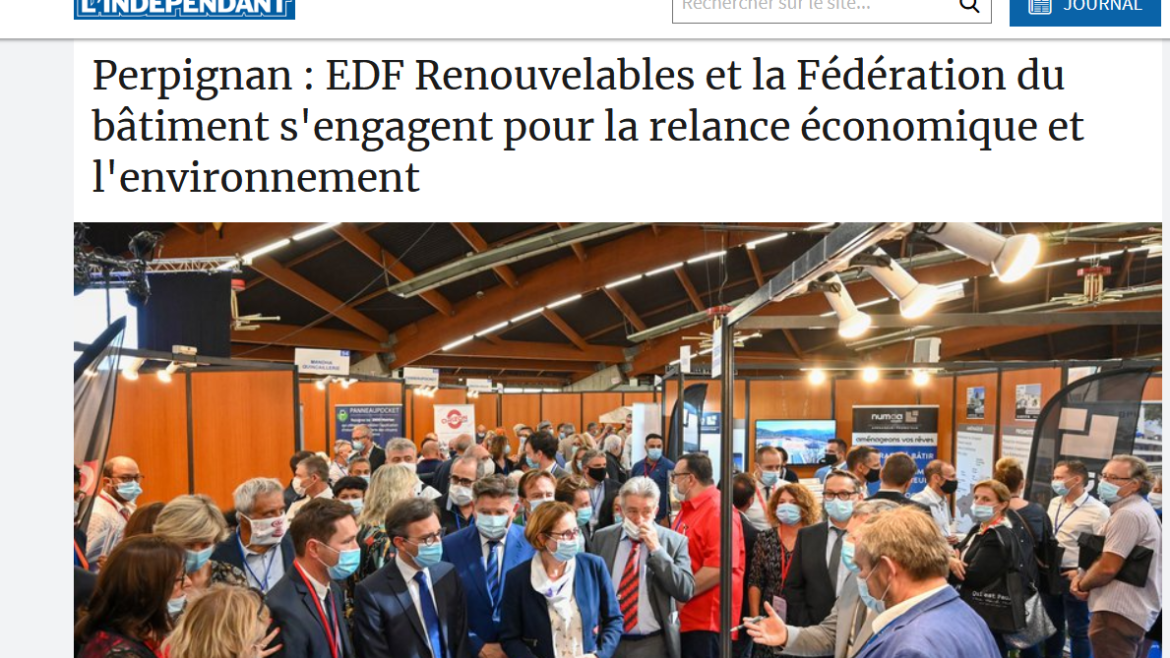 Organisation de la signature de la charte RSE entre EDF Renouvelables et la Fédération des Travaux Publics délégation des Pyrénées Orientales