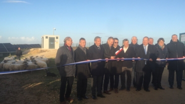 Inauguration de la centrale solaire de Baignolet