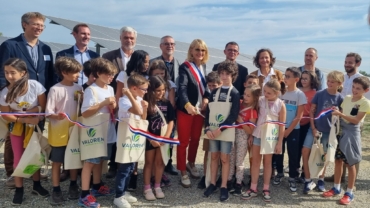 Inauguration centrale solaire valorem Laffite Vigordane