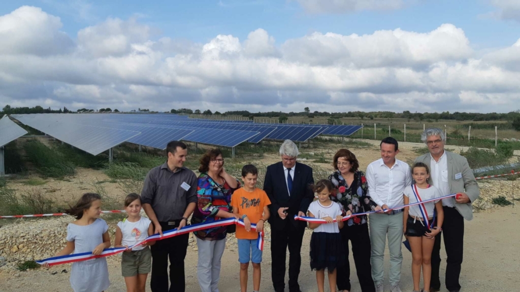inauguration parc photovotaique Alzonne