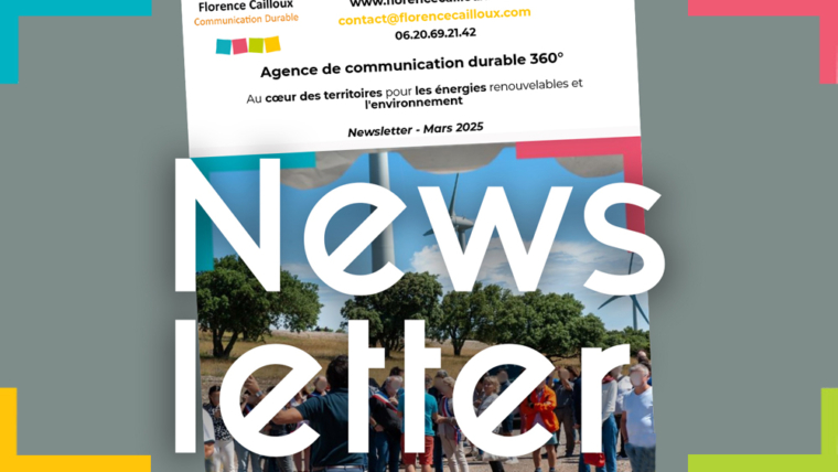Visuel newsletter florence cailloux mars 2025
