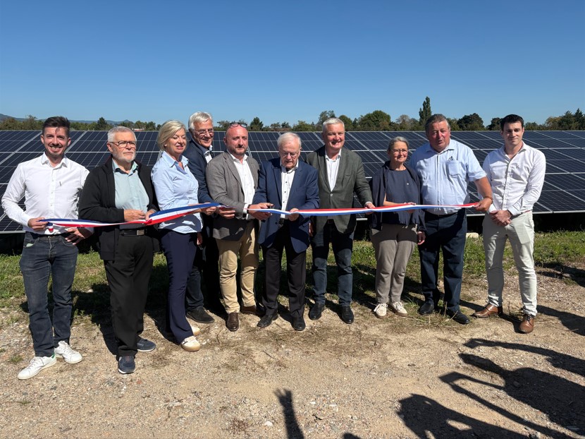 Inauguration centrale solaire logelbach